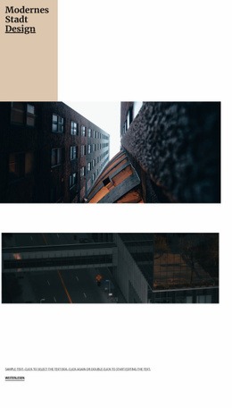 Mehrzweck-Website-Design Für Modernes Stadtdesign