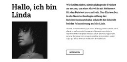 Über Unseren Designer - Drag & Drop-Website-Modell