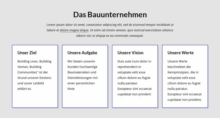 Wir schaffen erfolgreiche Projekte Website-Modell