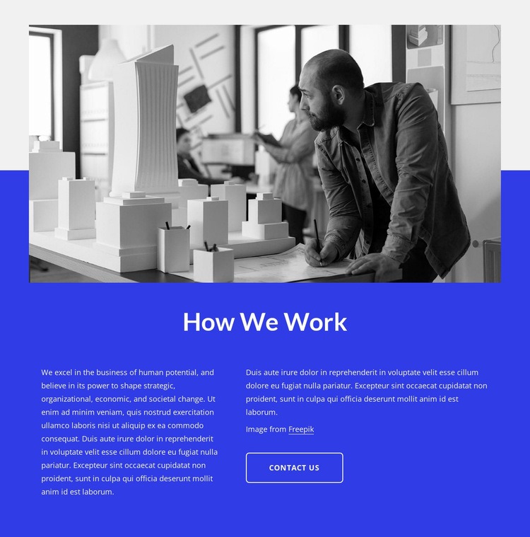 Business and technology consulting Elementor Template Alternative