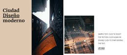 Diseño De Ciudad Moderna: Plantilla HTML5 Profesional Personalizable