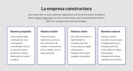 Plantilla De Sitio Para Creamos Proyectos Exitosos