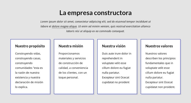 Creamos proyectos exitosos Plantilla de una página