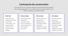 Modèle De Site Pour Nous Créons Des Projets Réussis