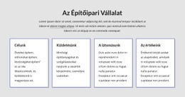 Sikeres Projekteket Készítünk - Webhelysablonok