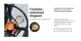 Crea Un Ristorante Elegante Modello A Pagina Singola