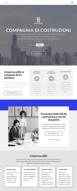 Nuova Impresa Edile - Modello Di Pagina HTML