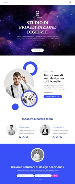 Agenzia Di Progettazione Digitale - Modello HTML