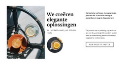 Creëer Een Elegant Restaurant - Klaar Voor Gebruik Landingspagina