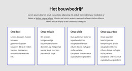 Wij Creëren Succesvolle Projecten - HTML5-Sjabloon