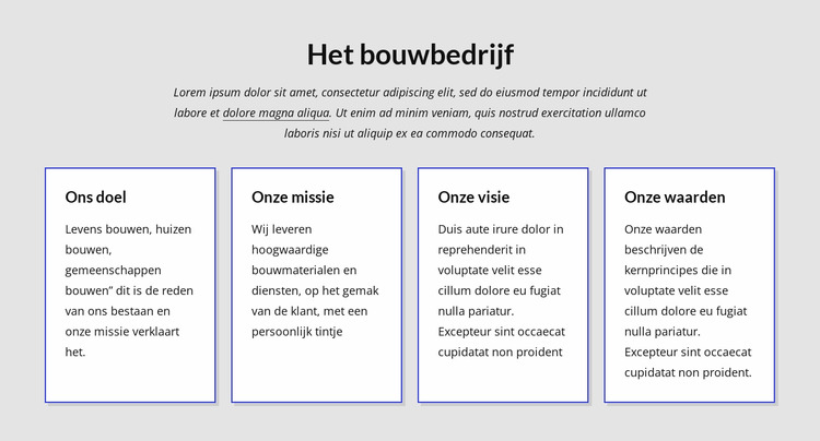 Wij creëren succesvolle projecten Joomla-sjabloon