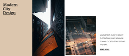 Modern City Design - Multi-Purpose One Page Template