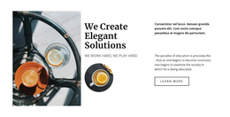 Create Elegant Restaurant - Professional One Page Template