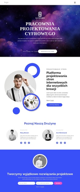 Agencja Projektowania Cyfrowego - Piękny Motyw WordPress