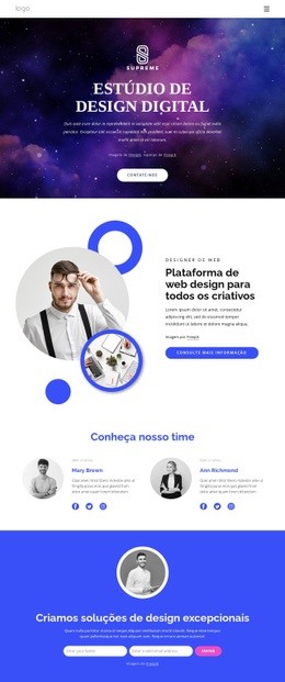 Agência De Design Digital - Construtor De Sites