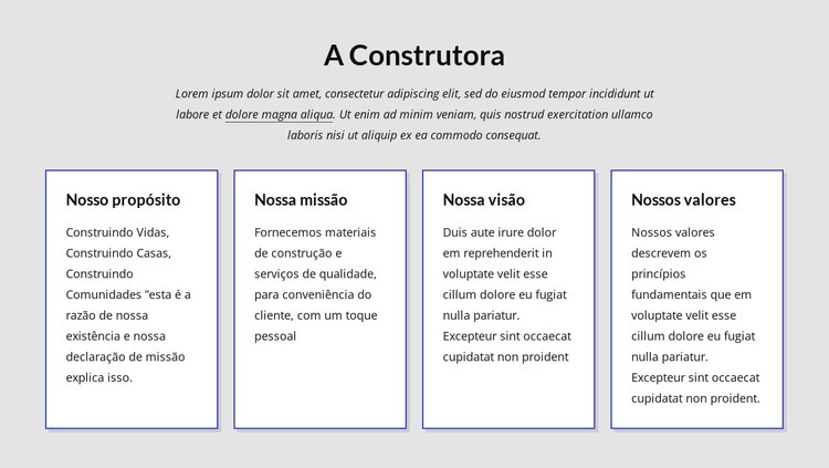 Nós criamos projetos de sucesso Maquete do site