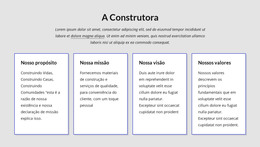 Nós Criamos Projetos De Sucesso - Modelo HTML5