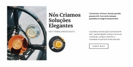 Crie Um Restaurante Elegante - Página De Destino Pronta Para Uso