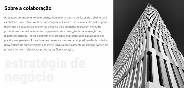 Estratégia de negócios ganha-ganha Landing Page