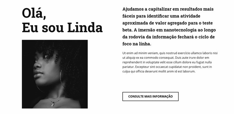 Sobre nosso designer Landing Page