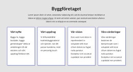 Vi Skapar Framgångsrika Projekt - HTML5-Mall