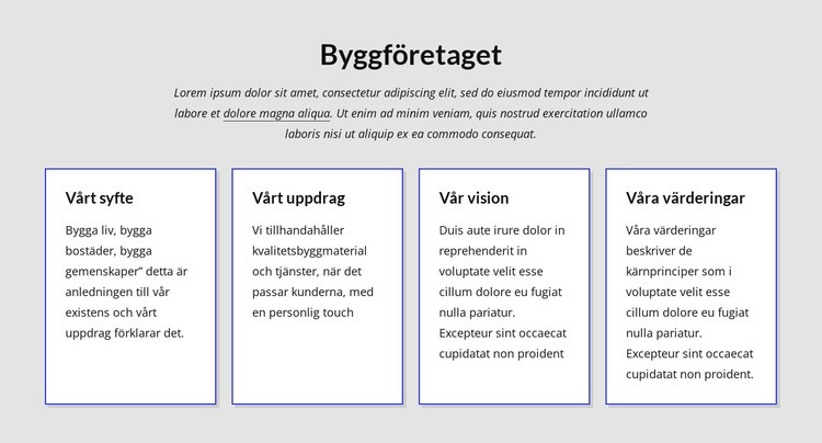 Vi skapar framgångsrika projekt WordPress -tema