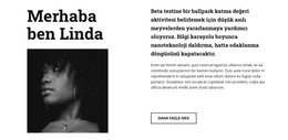 Tasarımcımız Hakkında - Web Şablonu