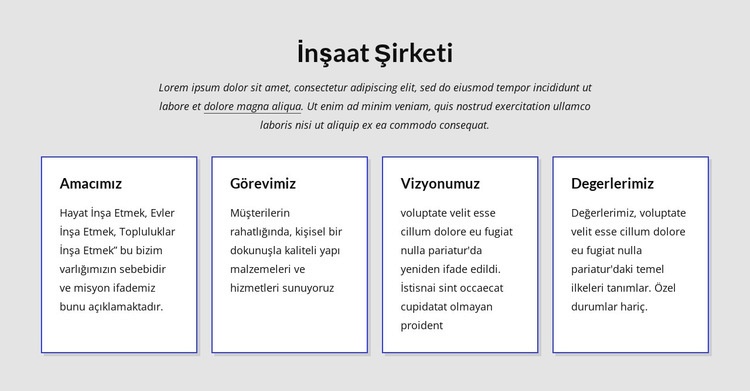 Başarılı projeler üretiyoruz Html Web Sitesi Oluşturucu