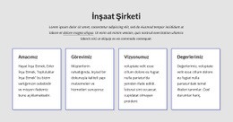 Başarılı Projeler Üretiyoruz - Web Sitesi Şablonları