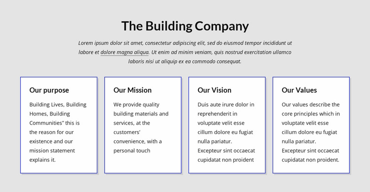 We create successful projects Website Builder Templates