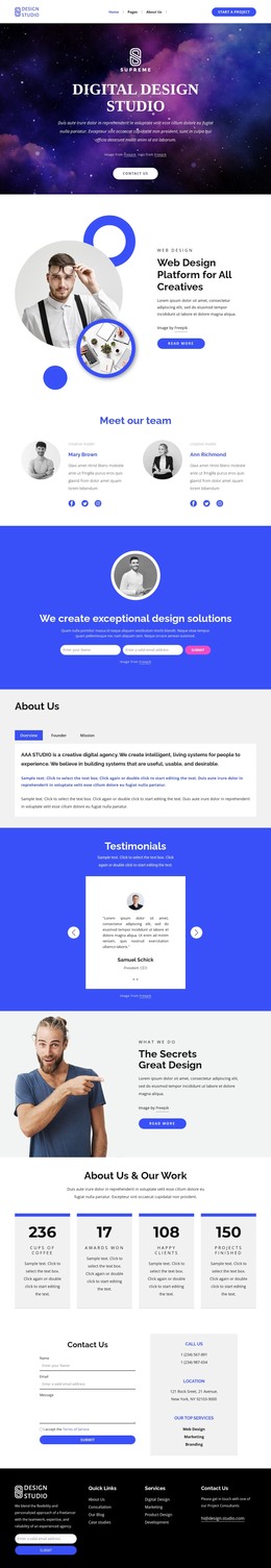 Experience design - WordPress Theme by Nicepage