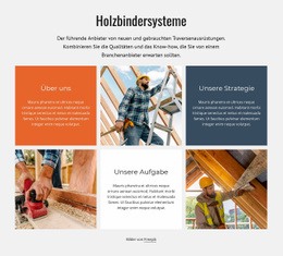 Bootstrap-HTML Für Holzfachwerksystem