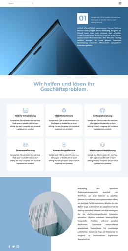 Kostenloses HTML Für Unternehmenspfad