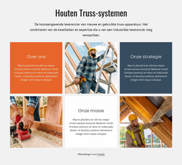 Houten Truss-Systeem - Beste Joomla-Sjabloon