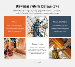 System Wiązarów Drewnianych - Responsywny Szablon HTML5