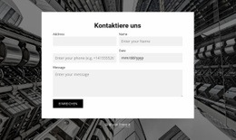 Kontaktieren Sie Uns Formular Mit Bildhintergrund