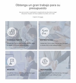 Buen Trabajo Para Su Presupuesto - Creador De Sitios Web Sencillo