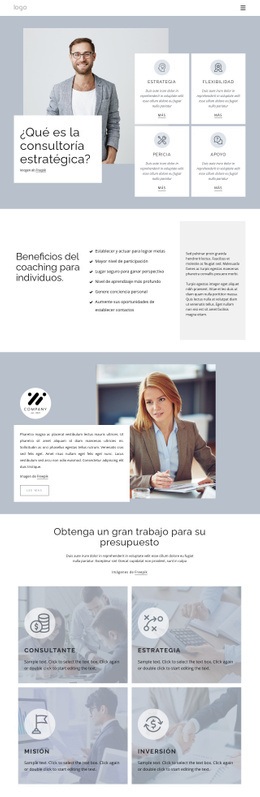 Consultoría Estratégica - Inspiración Para El Diseño De Sitios Web