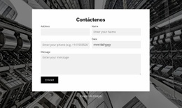 Formulario De Contacto Con Imagen De Fondo - Página De Destino Gratuita, Plantilla HTML5