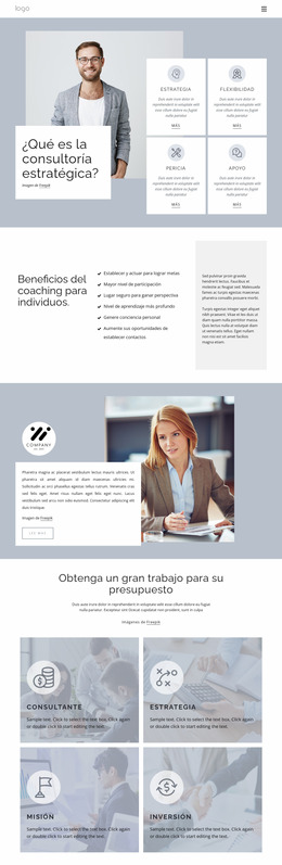 Consultoría Estratégica - Mejor Plantilla Joomla