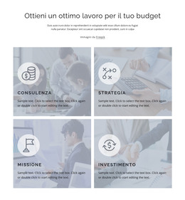 Ottimo Lavoro Per Il Tuo Budget - Modello Di Pagina HTML