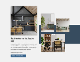 Prachtig WordPress-Thema Voor Houten Scheidingswand