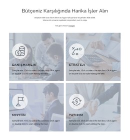 Bütçeniz Için Harika Bir Çalışma Için Duyarlı HTML