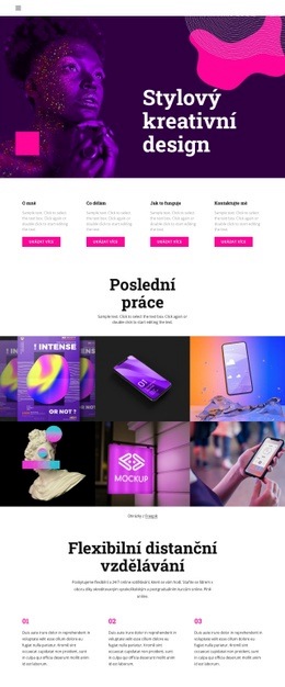 Víceúčelový Motiv WordPress Pro Kreativy Nové Generace