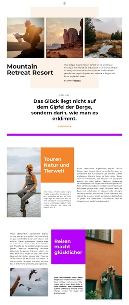 Ruhe Mit Einer Seele - Inspiration Für Website-Design