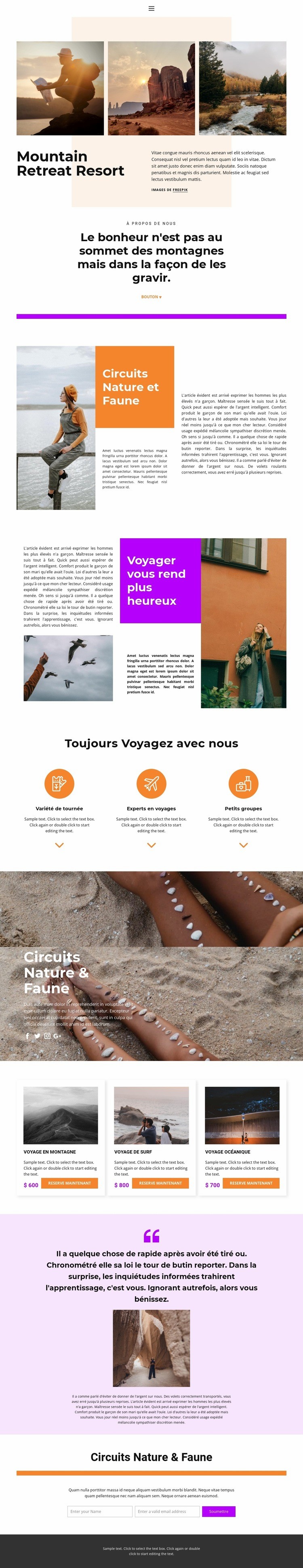 Repose avec une âme Modèles de constructeur de sites Web