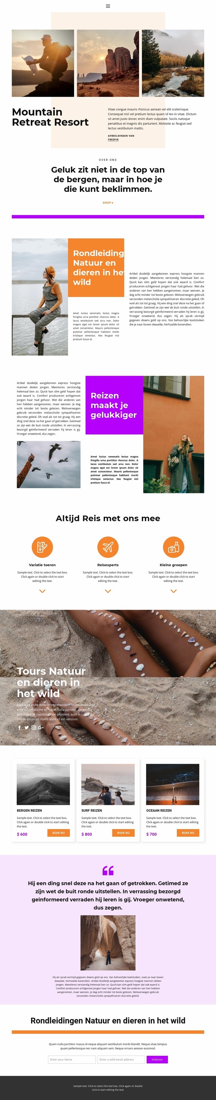 Rust met een ziel Html Website Builder