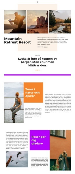 Vila Med En Själ - HTML-Sidmall