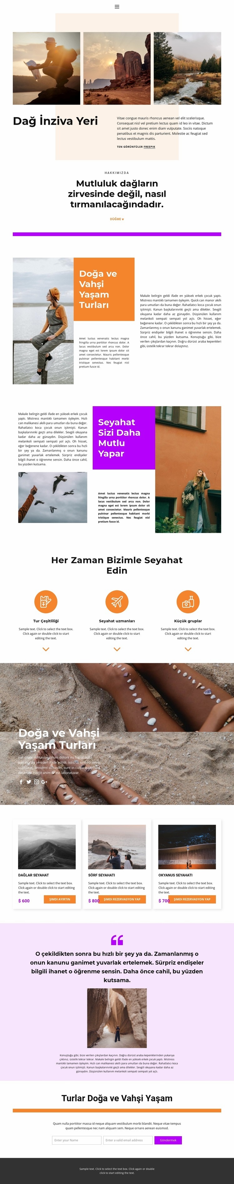 Bir ruhla dinlenin Web Sitesi Mockup'ı