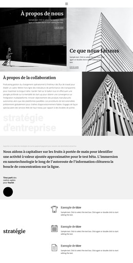 Entreprise De Construction Moderne - Page De Destination